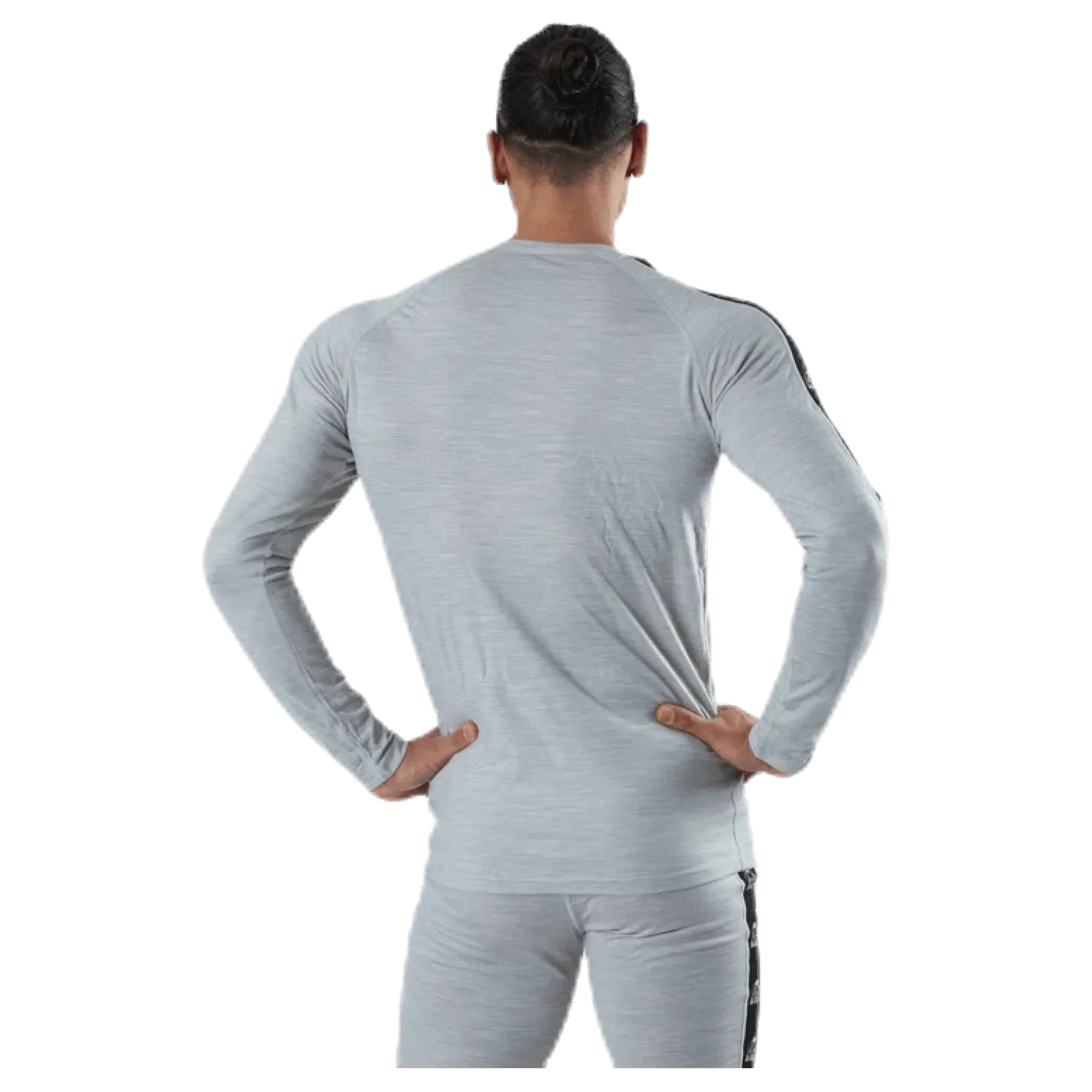Tape Merino Wool Crew Grey