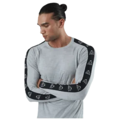Tape Merino Wool Crew Grey