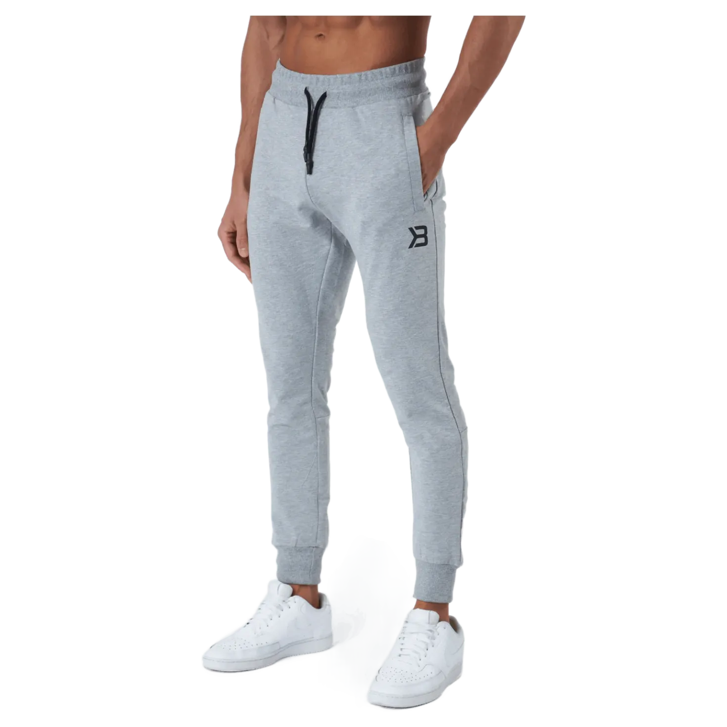 Tapered Joggers V2 Light Grey Melange