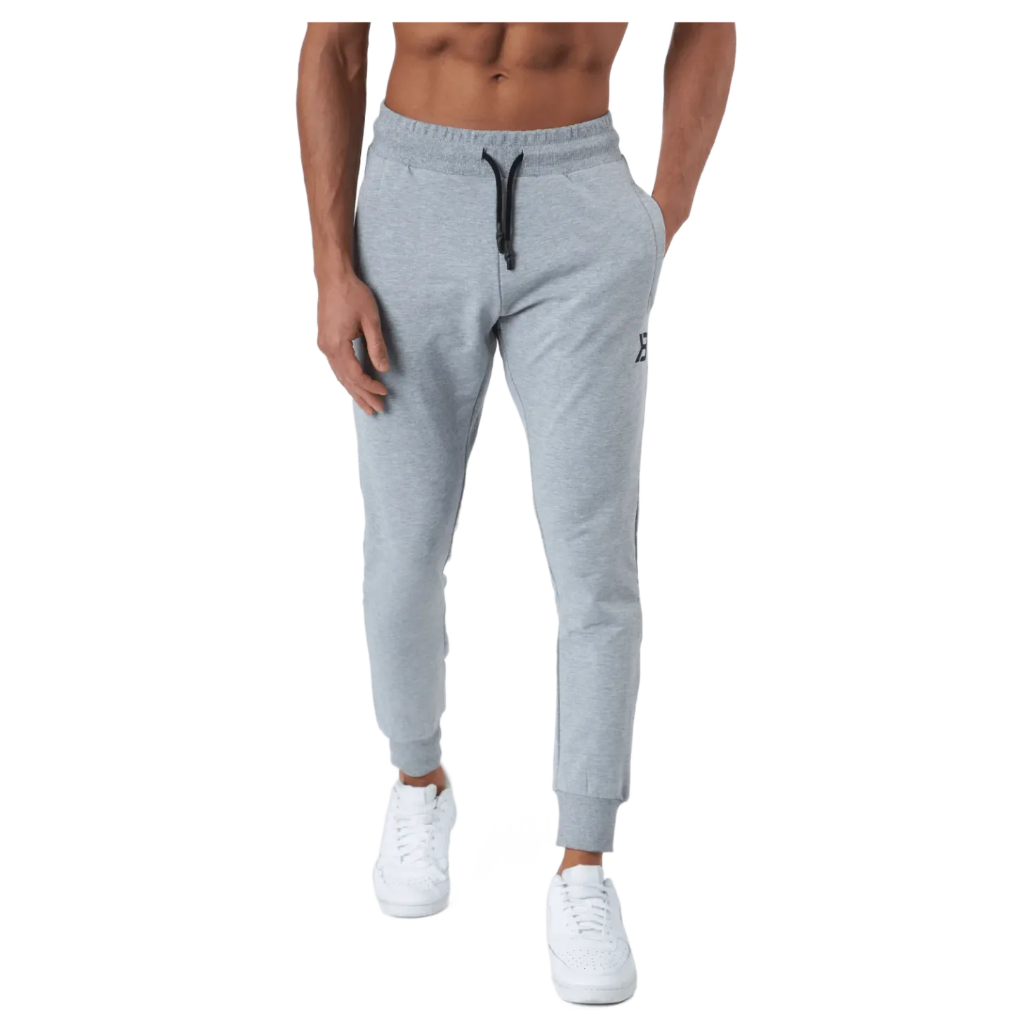 Tapered Joggers V2 Light Grey Melange