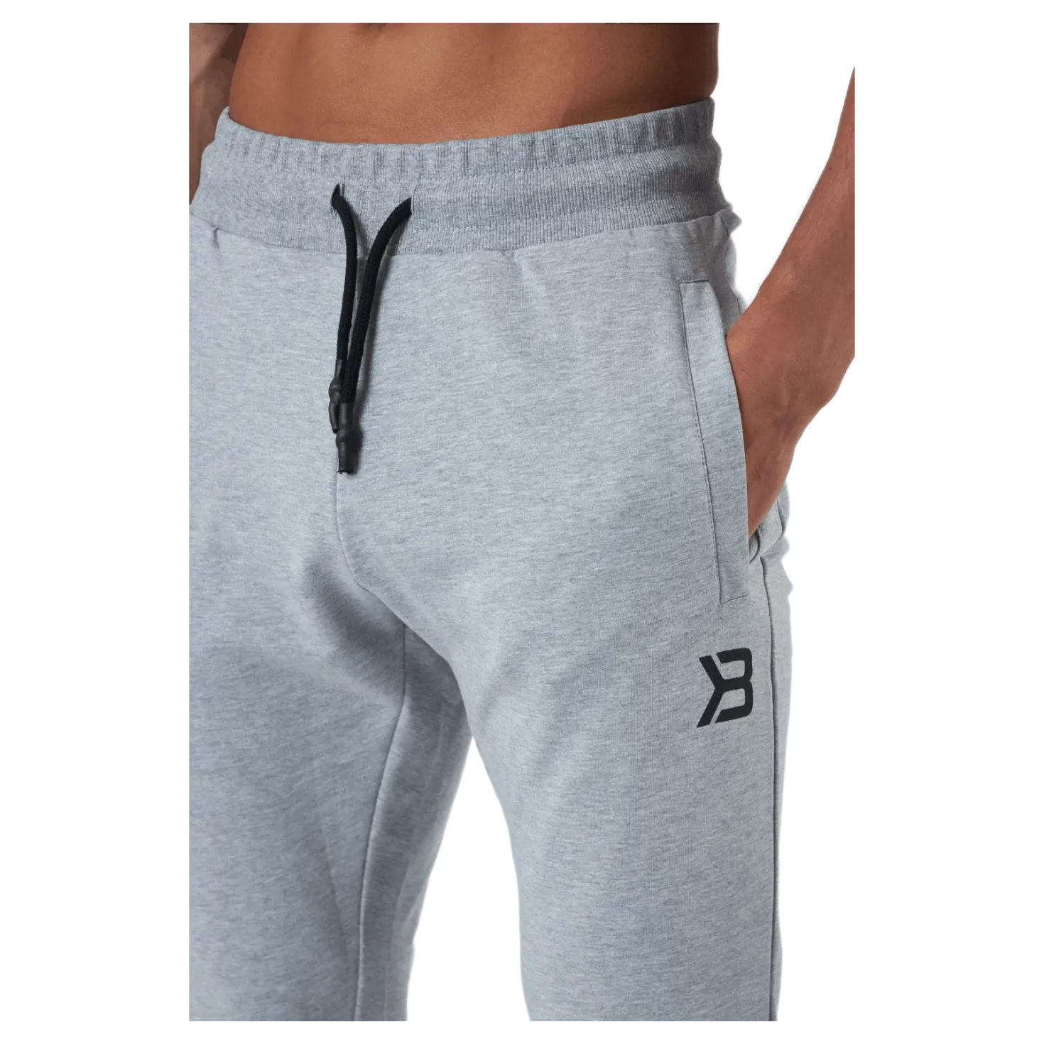 Tapered Joggers V2 Light Grey Melange