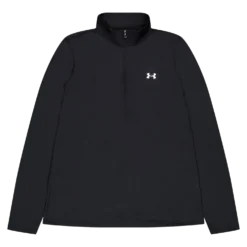 Tech 1/2 Zip- Solid Black