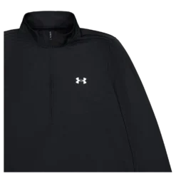 Tech 1/2 Zip- Solid Black