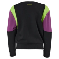 Teens Girls Samia Cropped Bloc Black-hyacinth Violet-love Bir