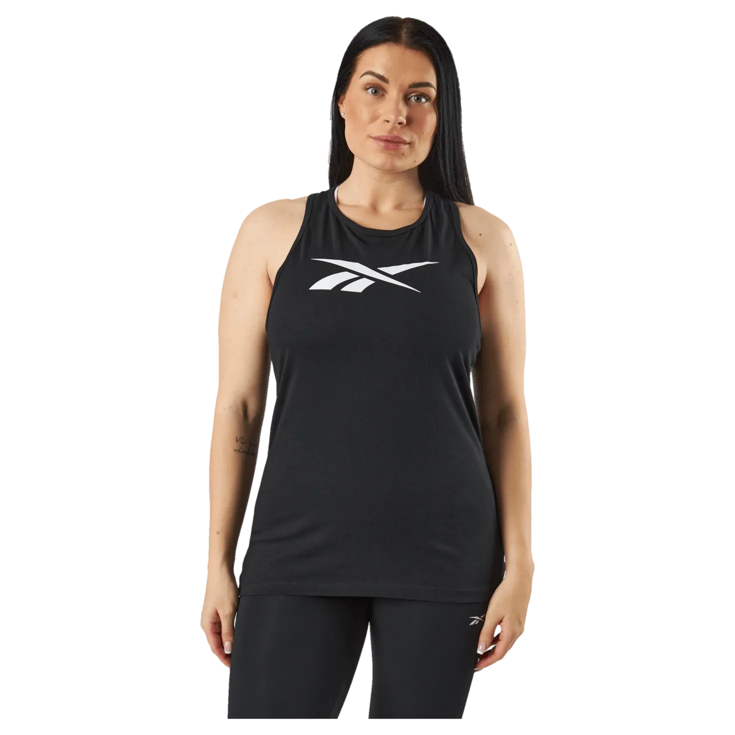 TE Graphic Vector Tank Black