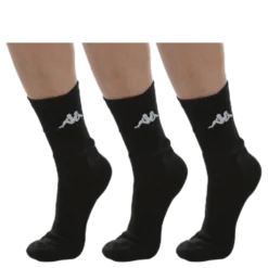 Tennis Trisper Socks 3pk White/Black