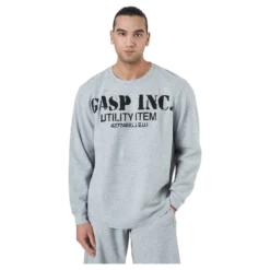 Thermal Gym Sweater Grey Melange