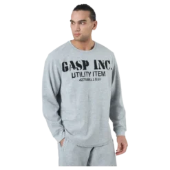 Thermal Gym Sweater Grey Melange