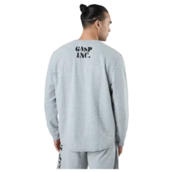 Thermal Gym Sweater Grey Melange