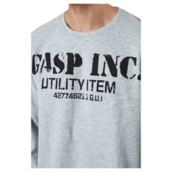 Thermal Gym Sweater Grey Melange
