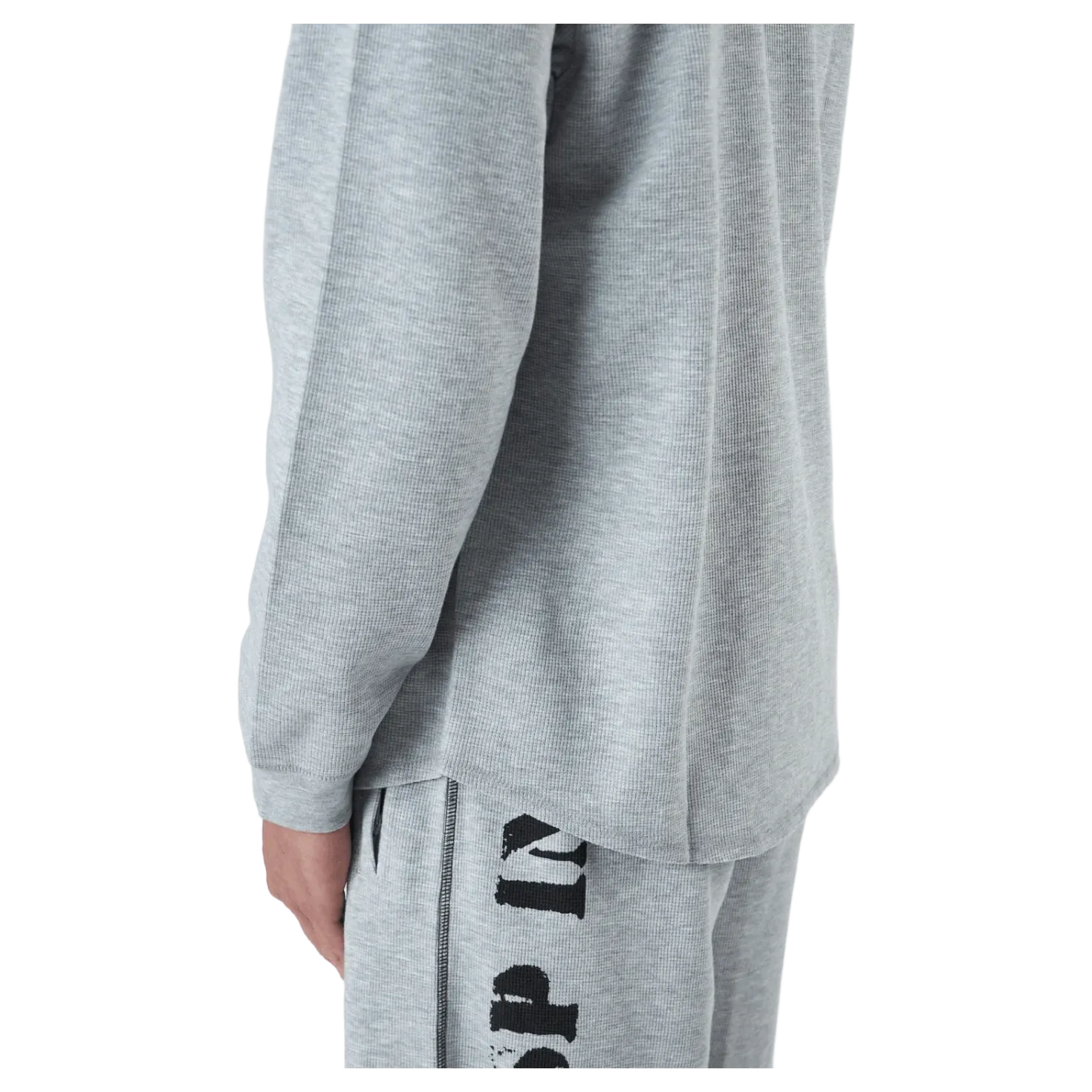 Thermal Gym Sweater Grey Melange