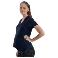 The-Shirt V-Neck Blue