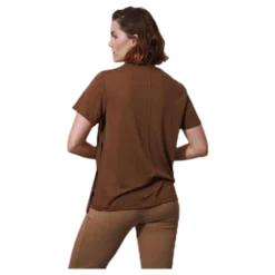 The-Shirt V-neck Brown