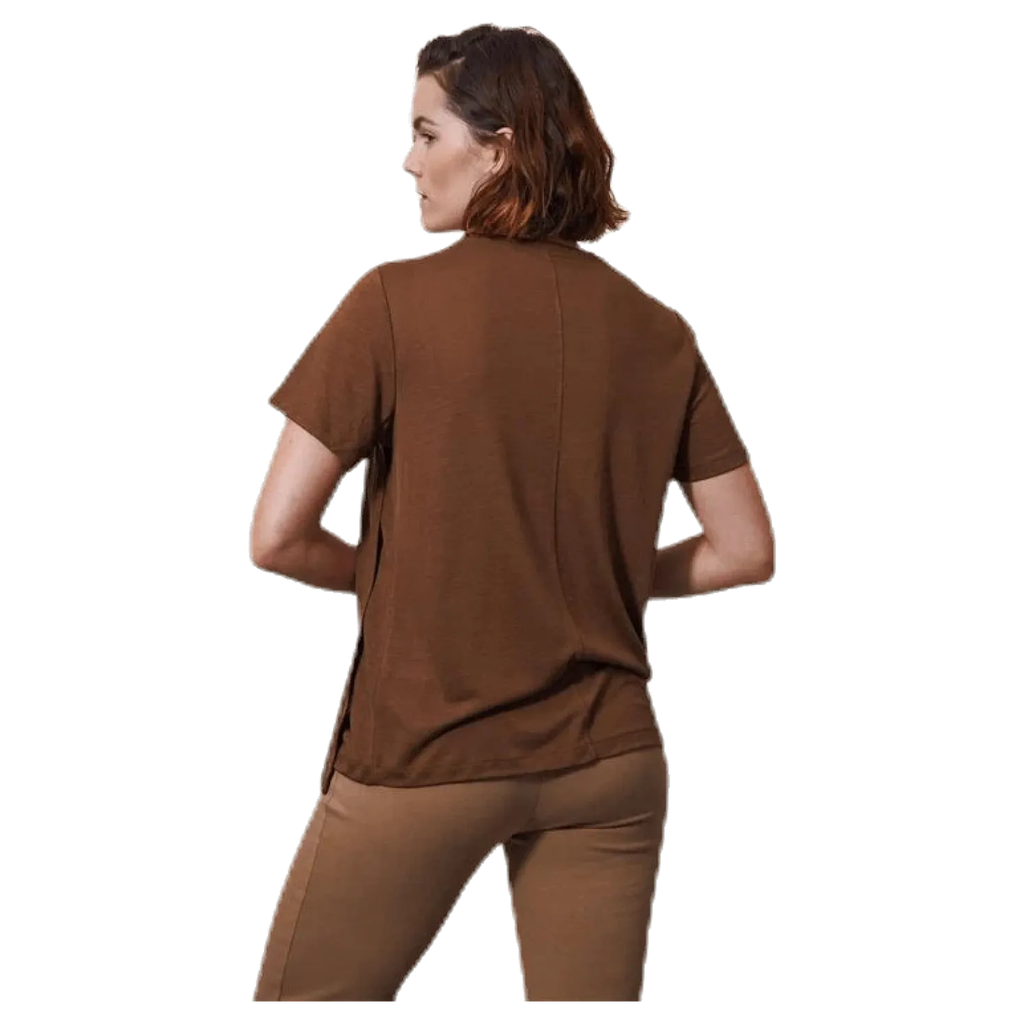 The-Shirt V-neck Brown
