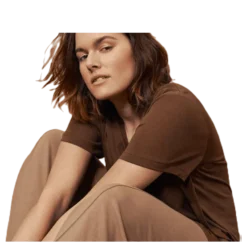 The-Shirt V-neck Brown