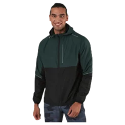 Thorow Running Jacket With Hood Green