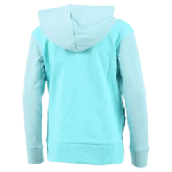 Threadborne Girls Terry Full Zip Blue/White