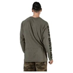 Throwback LS Tee Green
