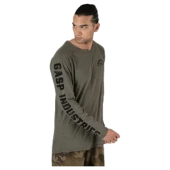 Throwback LS Tee Green