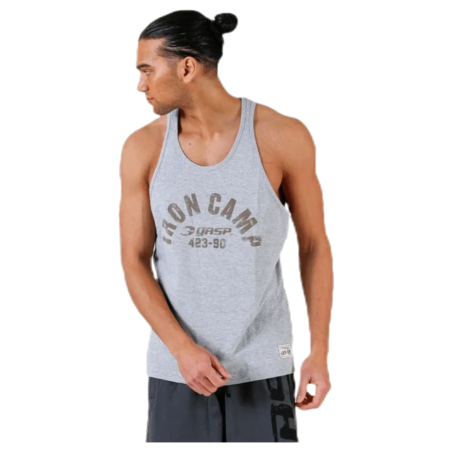 Throwback tank Grey