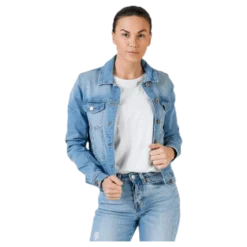 Tia Life Dnm Jacket Bb Lb Blue