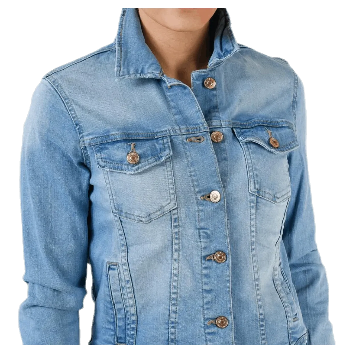 Tia Life Dnm Jacket Bb Lb Blue