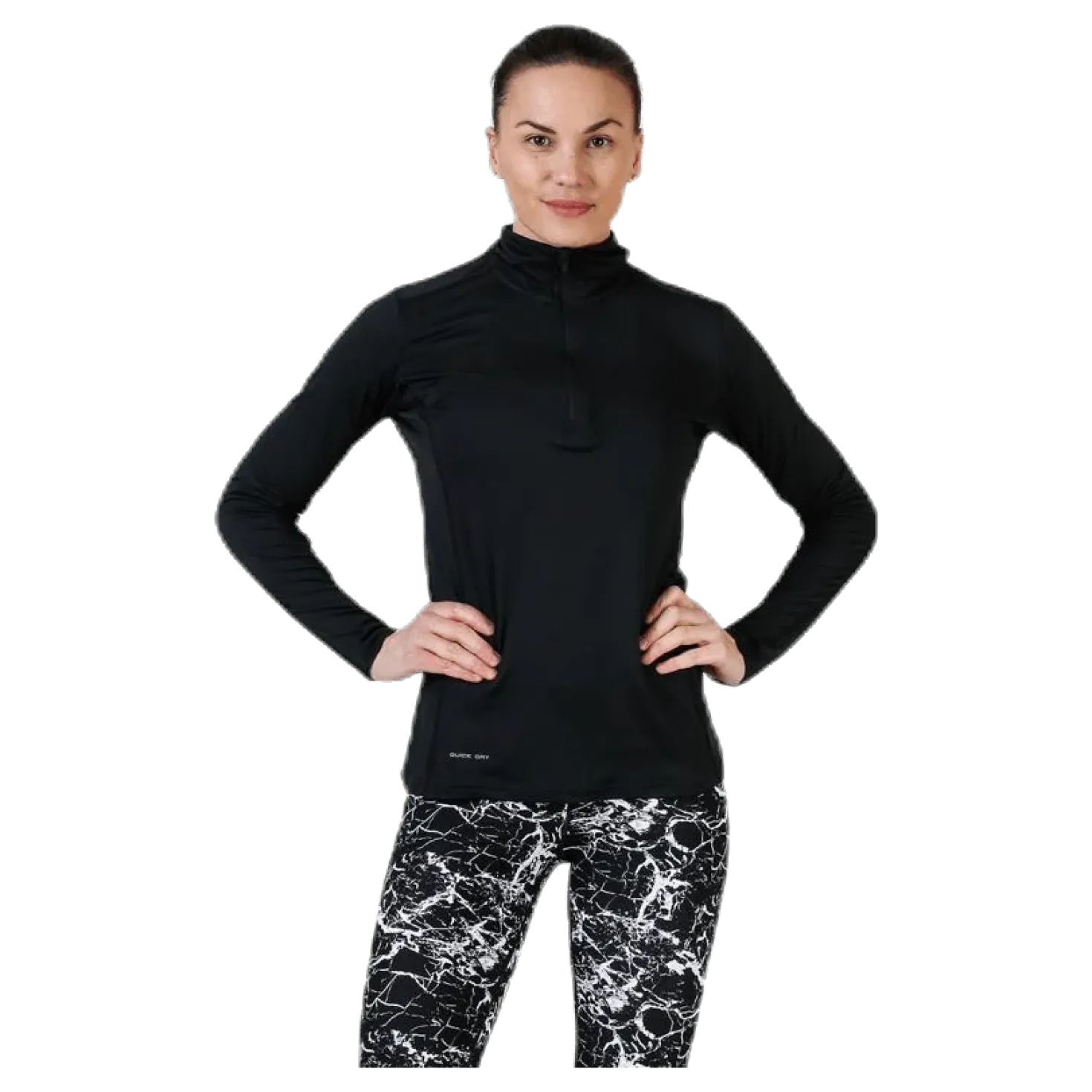 Timika Performance Midlayer Black