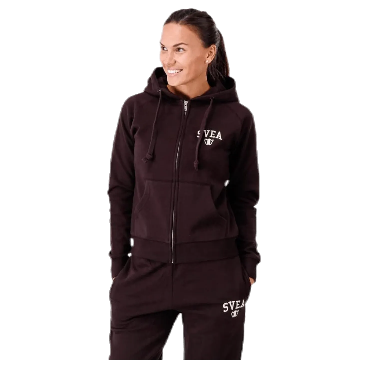Tone Zip Hood Red