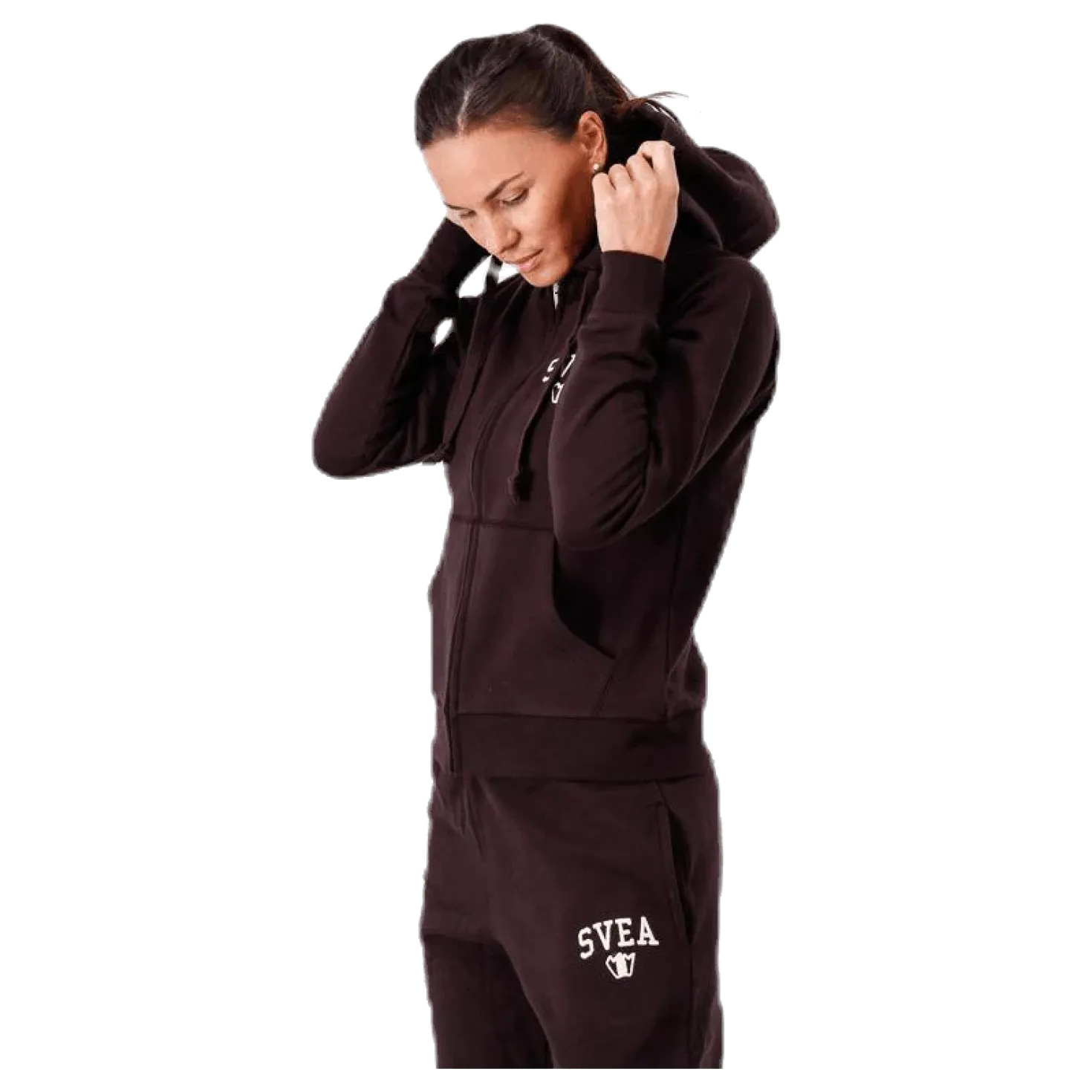 Tone Zip Hood Red