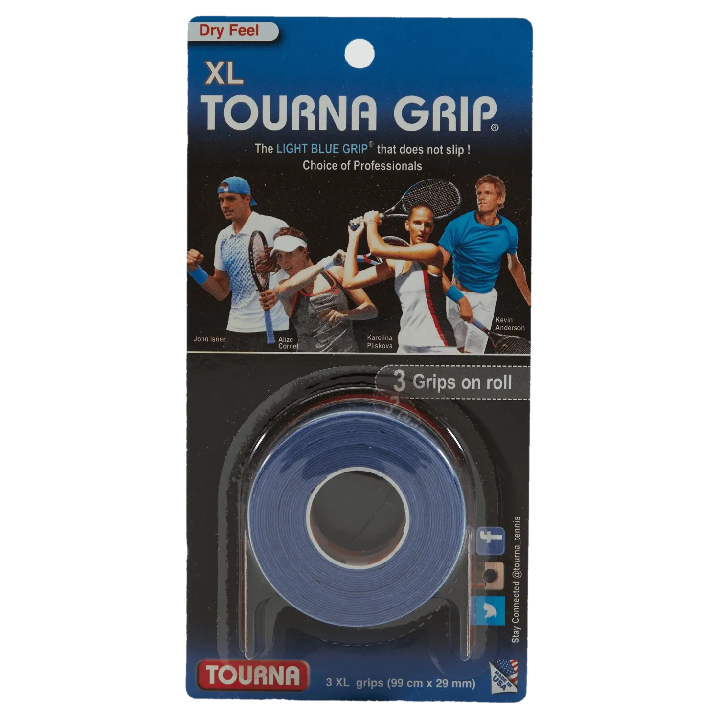Tourna Tourna Grip Xl 3-pack Blue