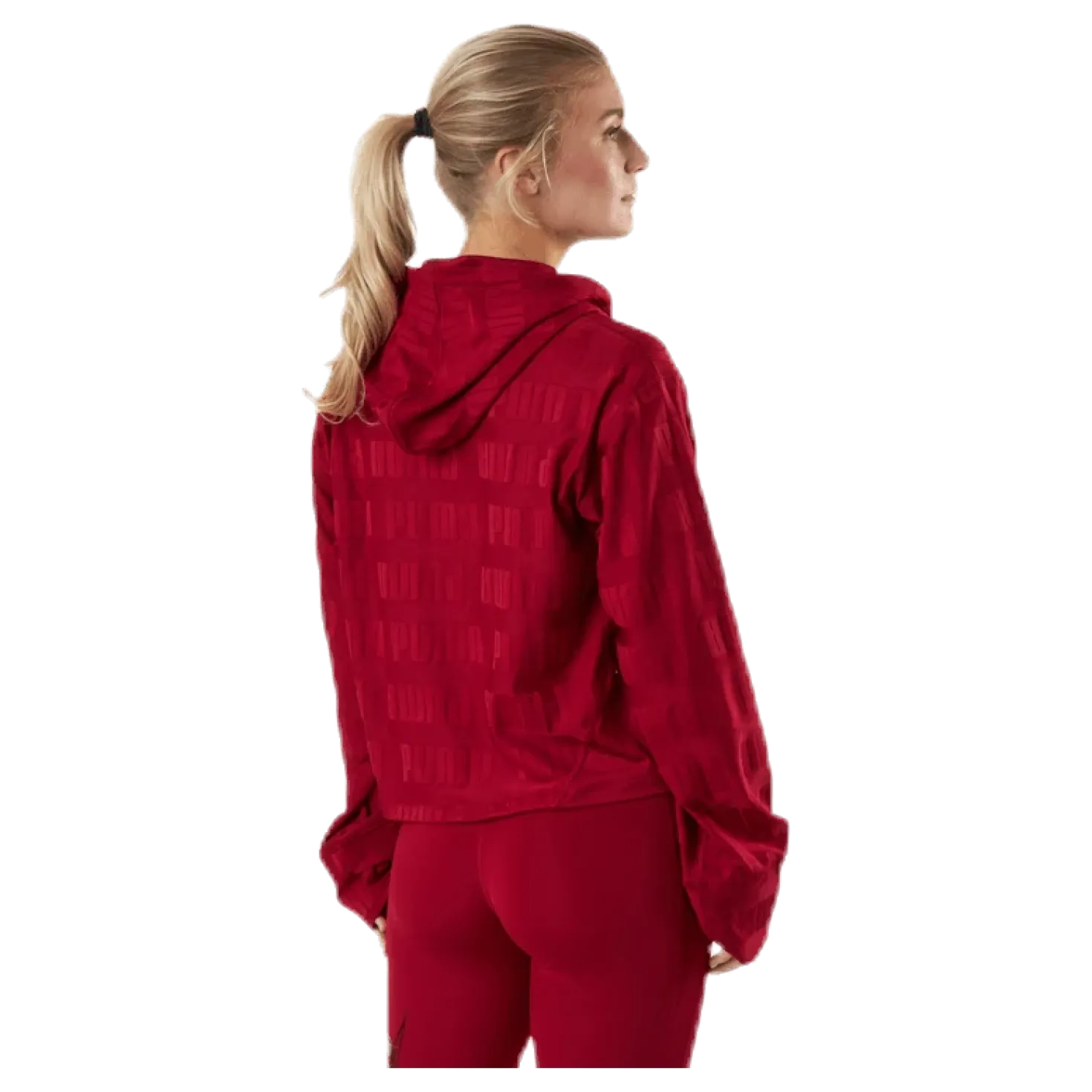 Train First Mile Mono Hoodie Red