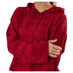 Train First Mile Mono Hoodie Red
