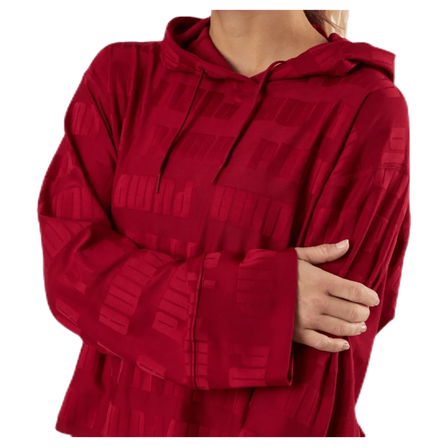 Train First Mile Mono Hoodie Red