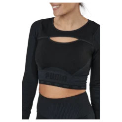Train Formknit Seamless Long S Puma Black-asphalt