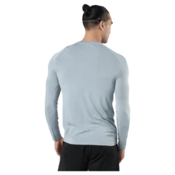 Train Formknit Seamless Ls Tee Medium Gray Heather