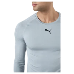 Train Formknit Seamless Ls Tee Medium Gray Heather