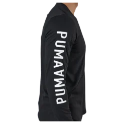 Train Logo Ls Tee Puma Black