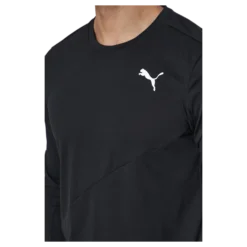 Train Logo Ls Tee Puma Black