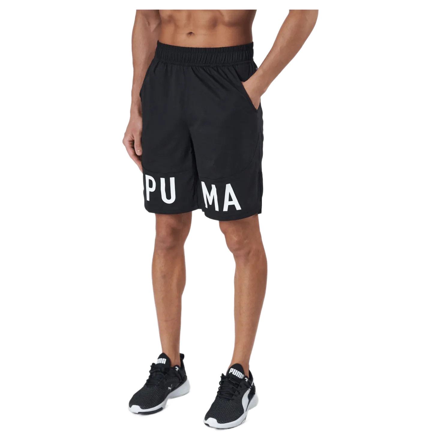 Train Logo 9" Short Puma Black