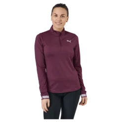 Train Puma Strong 1/4 Zip Grape Wine