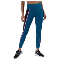 Train Shine High Rise 7/8 Tight Blue