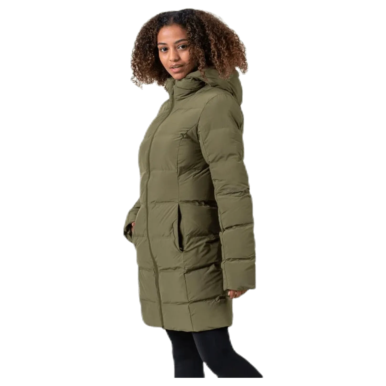 Transit Insulation Longline Jacket Green