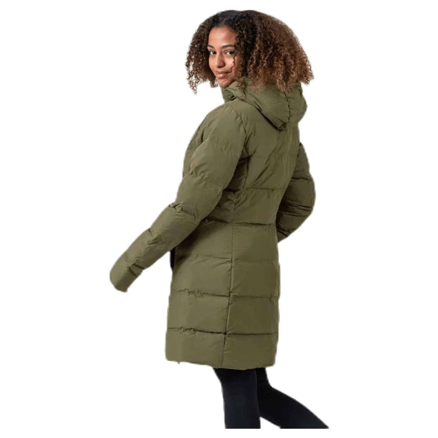 Transit Insulation Longline Jacket Green
