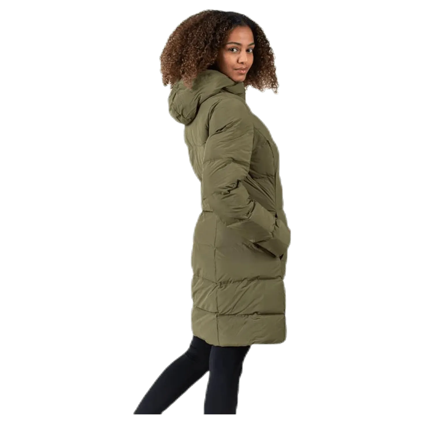 Transit Insulation Longline Jacket Green