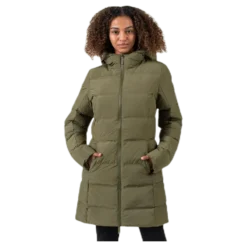 Transit Insulation Longline Jacket Green