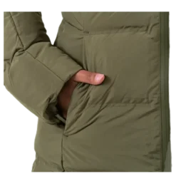 Transit Insulation Longline Jacket Green