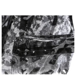 Transparent Lace Black