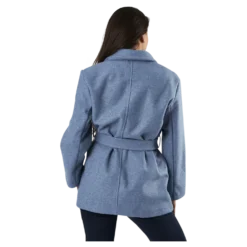 Trillion Belt Coatigan Pnt Blue