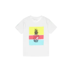 T-shirt Exercise Message White/angel Blue