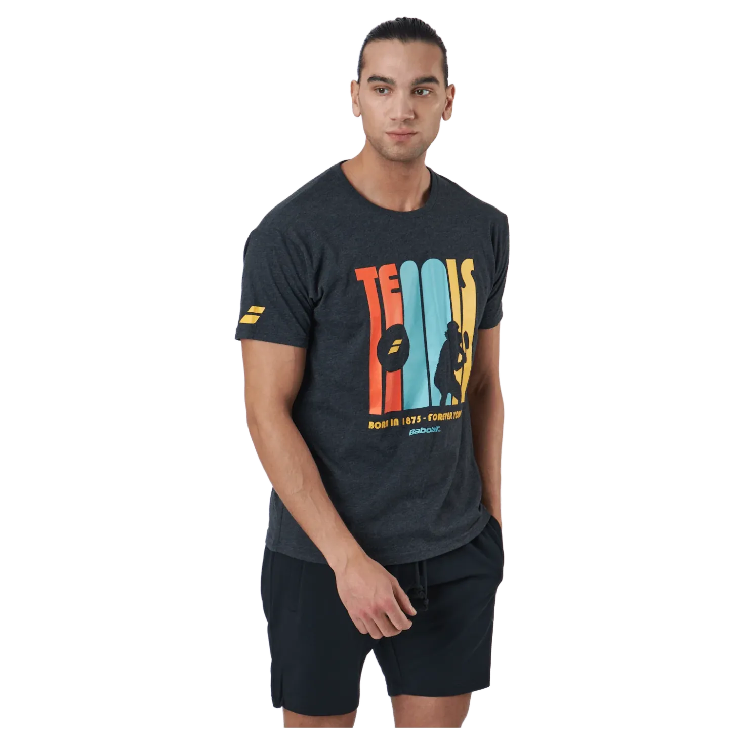 T-shirt Message Black